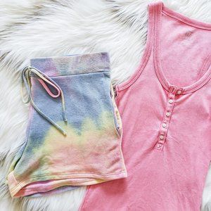 NWOT Lazy Days Tie Dye Lounge Shorts XL